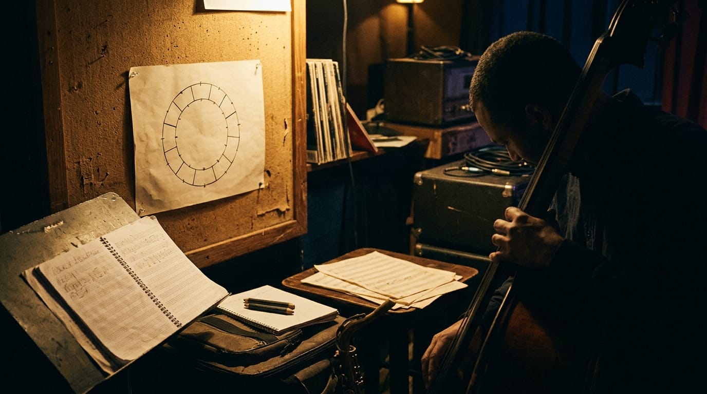 Circle of Fifths practice diagram for all 12 keys