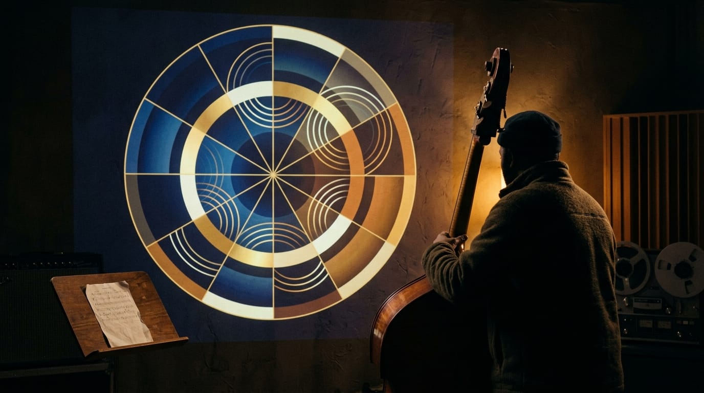 Circle of Fifths reference diagram for jazz keys